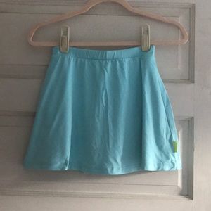 Pure Lime Turquoise tennis skirt